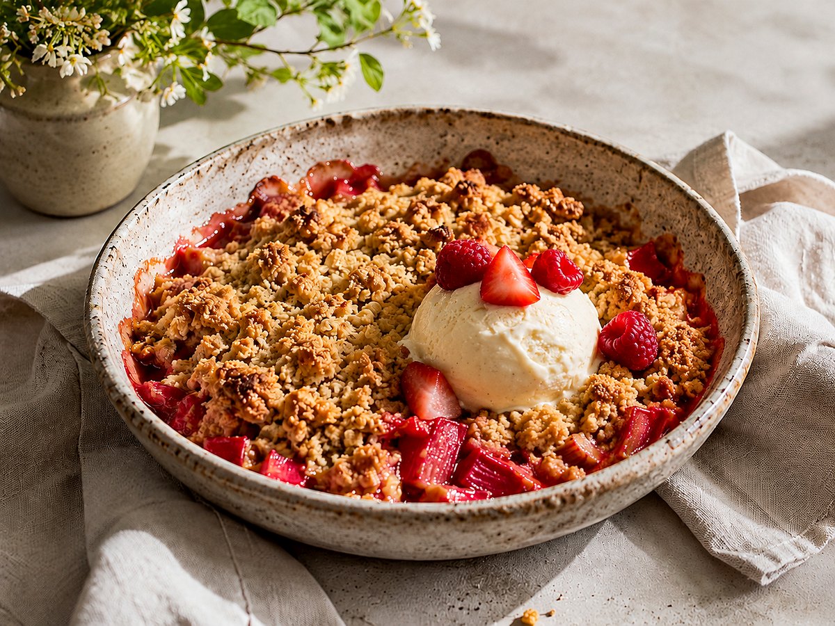 RABARBAROWE CRUMBLE